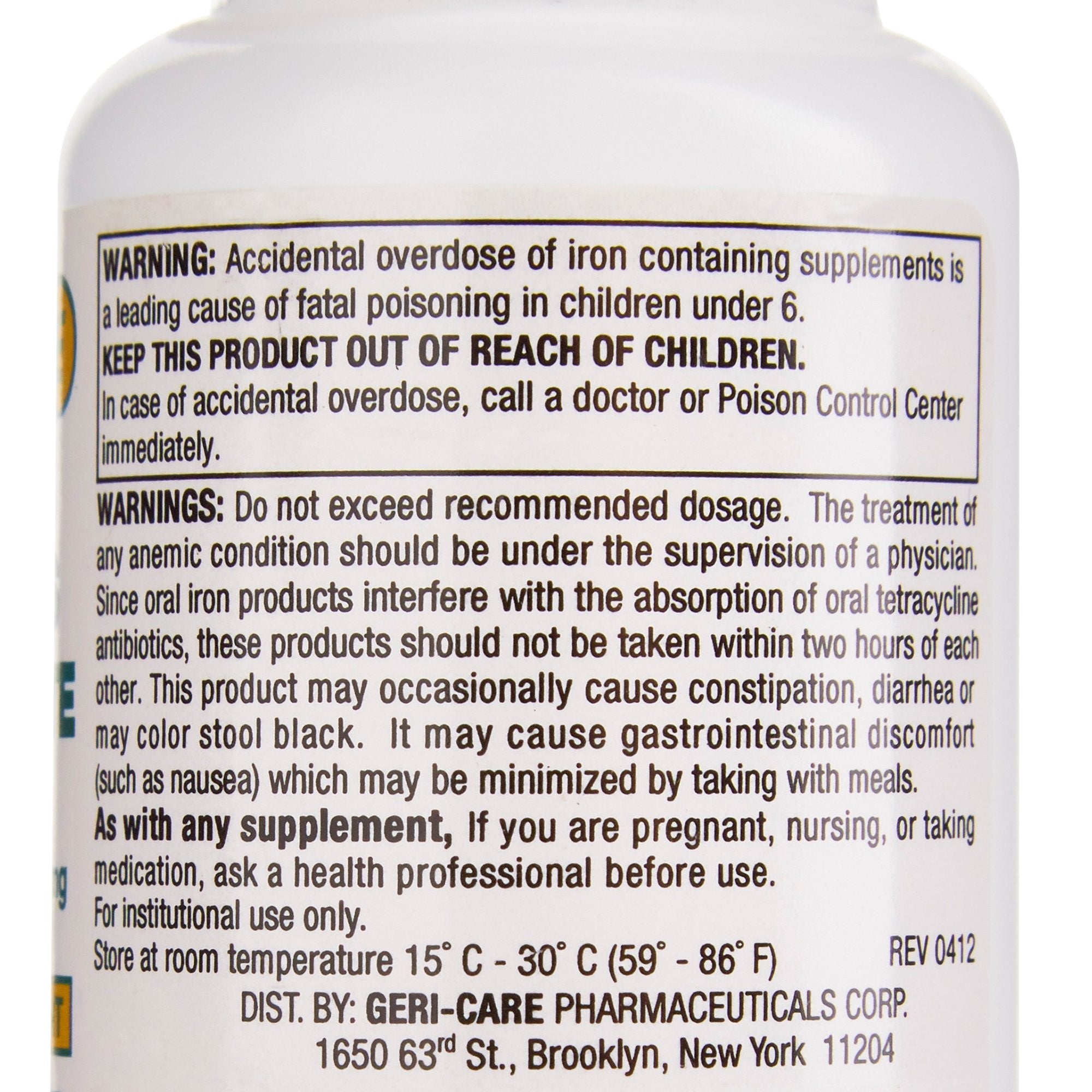 Geri-Care® Iron Mineral Supplement (1 Unit)