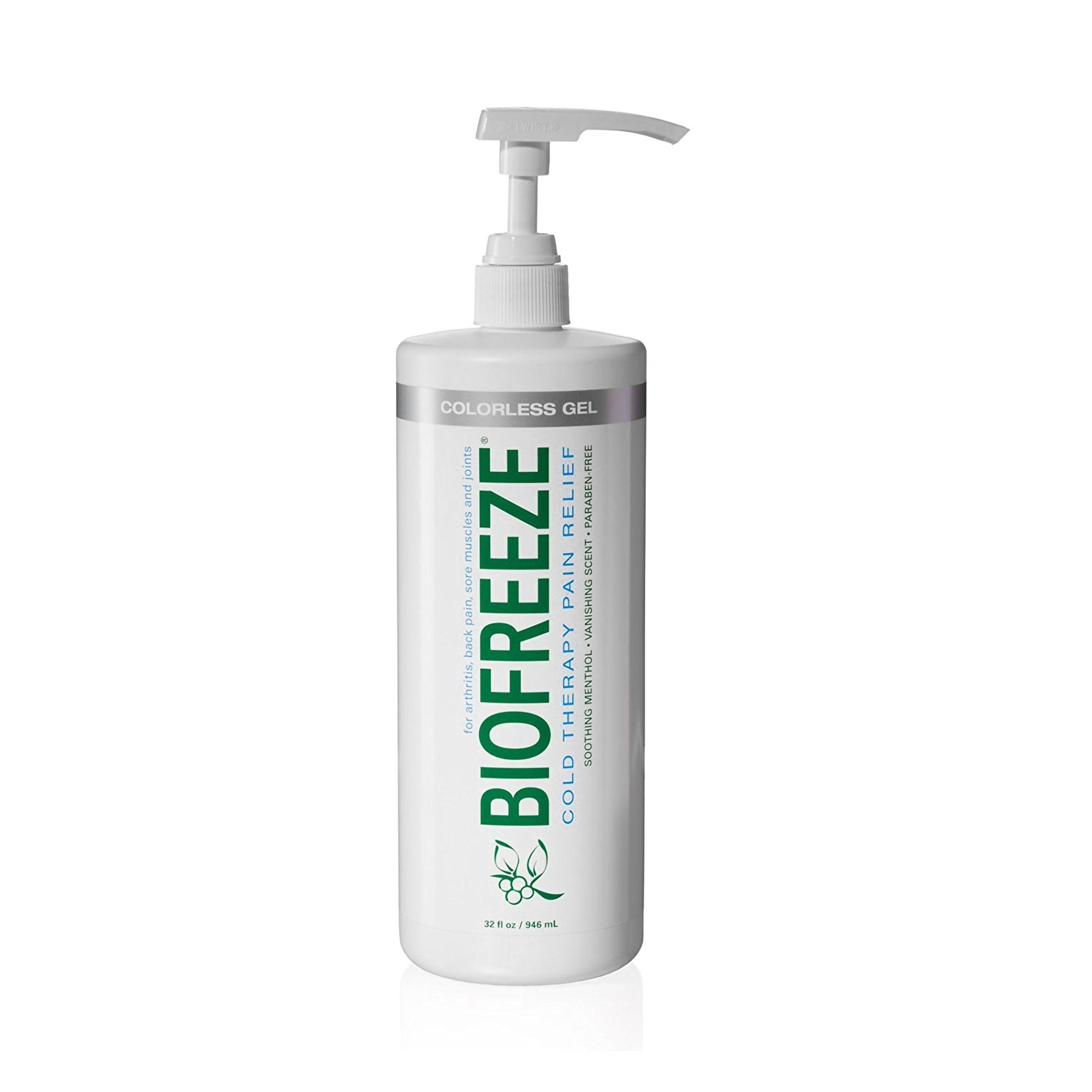 Biofreeze Professional 5% Menthol Gel, 32 oz - Topical Pain Relief